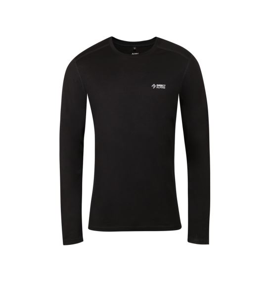 Pánske funkčné merino tričko Direct Alpine Furry Long black