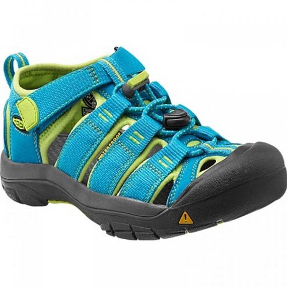 Sandále KEEN Newport H2 Children hawaiian blue/green glow