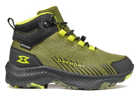 Detské outdoorové topánky Pulse Mid WP mayfly green/primerose green