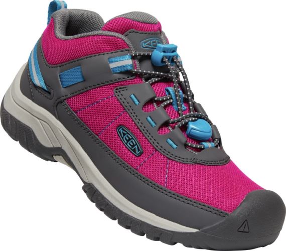 Turistické topánky Keen Targhee Sport Festival fuchsia/magnet pre deti