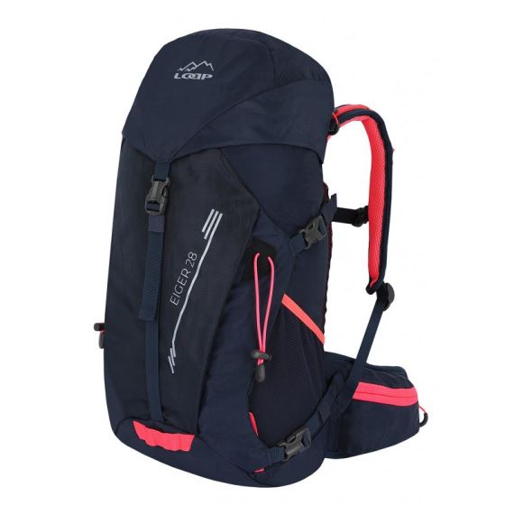 Turistický batoh Loap Eiger 28L dark blue/pink