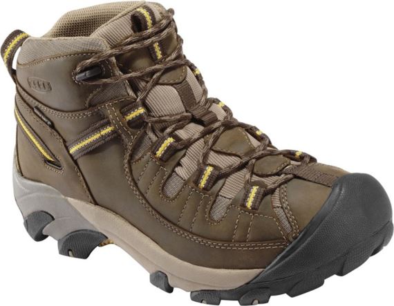 Pánska treková obuv Keen Targhee II MID WP M black olive/yellow