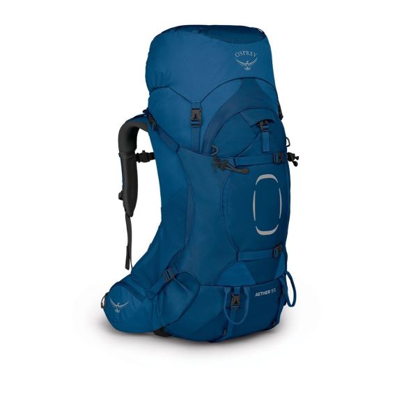 Pánsky batoh Osprey Aether 55L II deep water blue