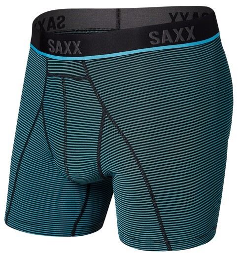 Pánske boxerky SAXX Kinetic HD Cool Blue Feed Stripe