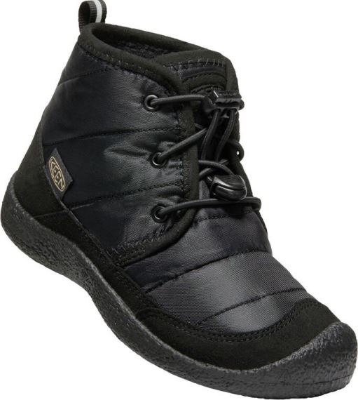 Detská členková obuv Keen Howser II Chukka WP CHILDREN black/black