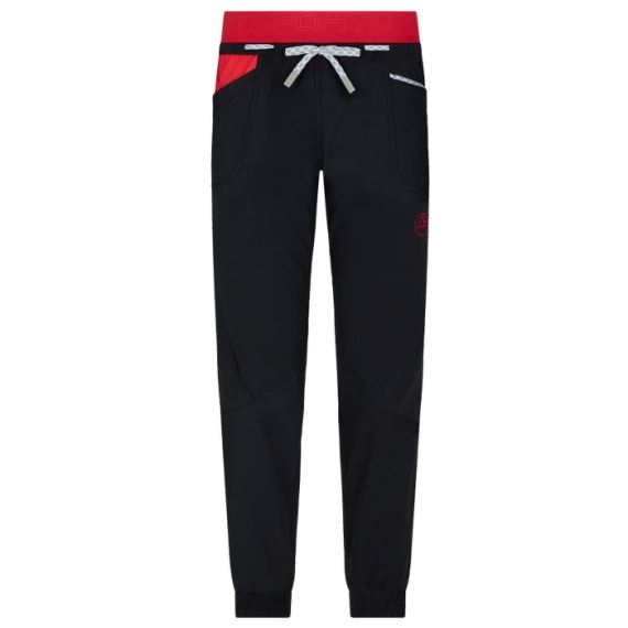 Dámske nohavice La Sportiva Mantra Pant black/hibiscus