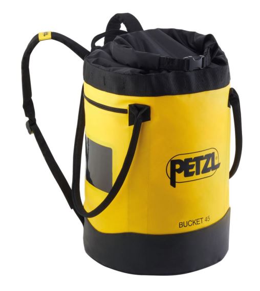 Vak z materiálu Petzl Bucket 45L Yellow