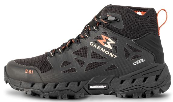 Dámska treková obuv Garmont 9.81 N AIR G 2.0 MID WMS GTX Black/red