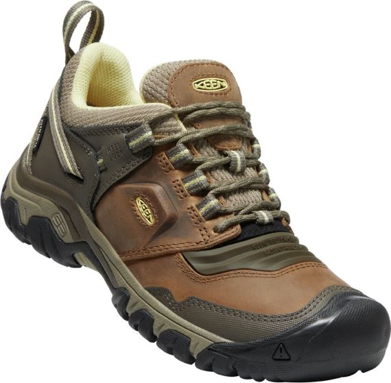 Keen Ridge Flex WP Dámske trekingové topánky Safari/custard