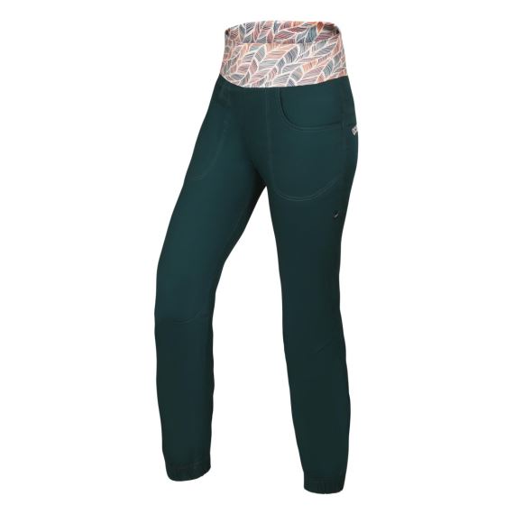 Dámske lezecké nohavice Ocún Sansa Pants green deep teal