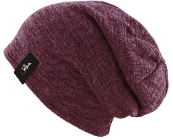 Pletená čiapka Chillaz Relaxed Beanie Burgundy Jedna veľkosť