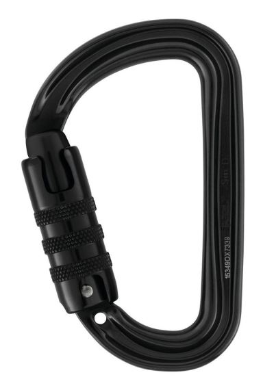 Karabína PETZL Sm´D triact-lock čierna