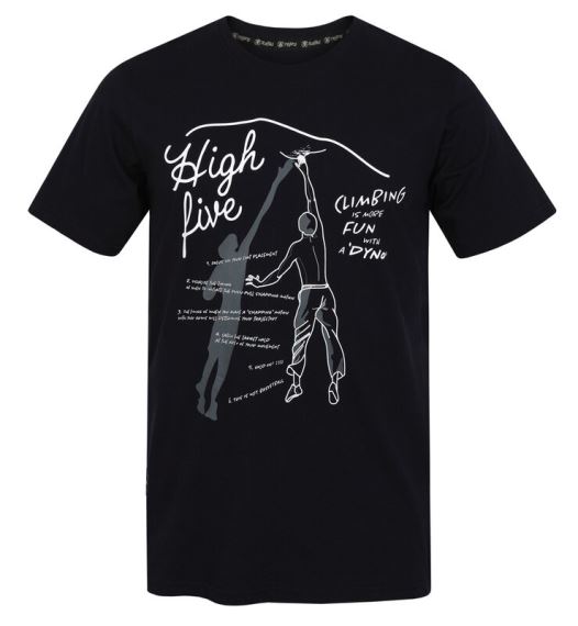 Pánske lezecké tričko s krátkym rukávom Rafiki Slack dark navy (highfive)