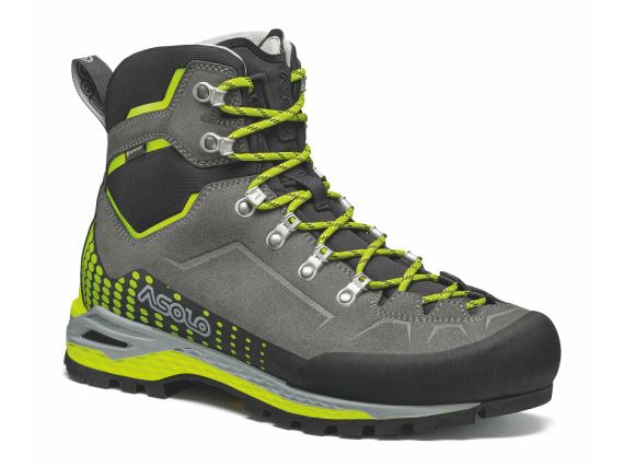 Pánska lezecká obuv Asolo Freney EVO Lth GV MM graphite/green lime