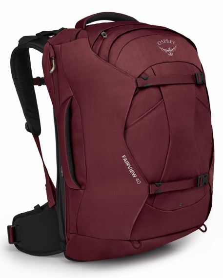 Osprey Fairview 40L Zircon red Dámsky cestovný batoh