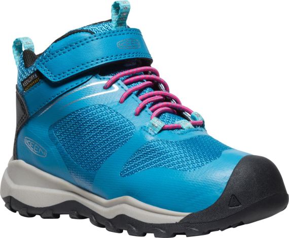 Keen Wanduro Mid WP Deti fjord blue/fuchsia purple