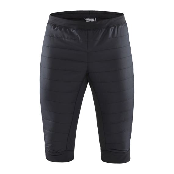 Pánske zateplené bežecké šortky CRAFT Storm Thermal black