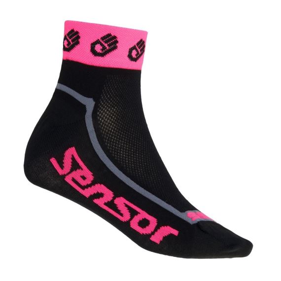 Ponožky SENSOR Race Lite Hands reflex pink