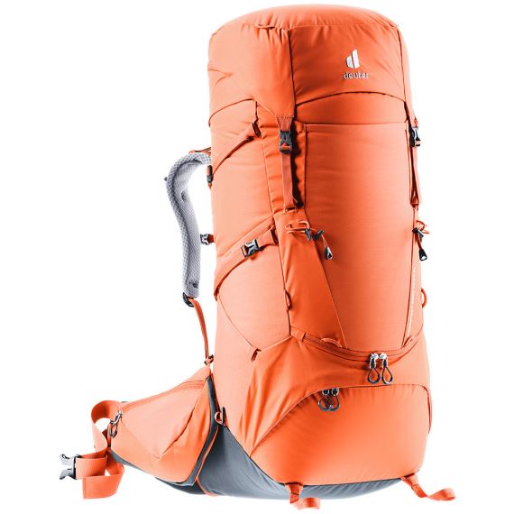 Dámsky turistický batoh Deuter Aircontact Core 65L+10L Paprika-graphite