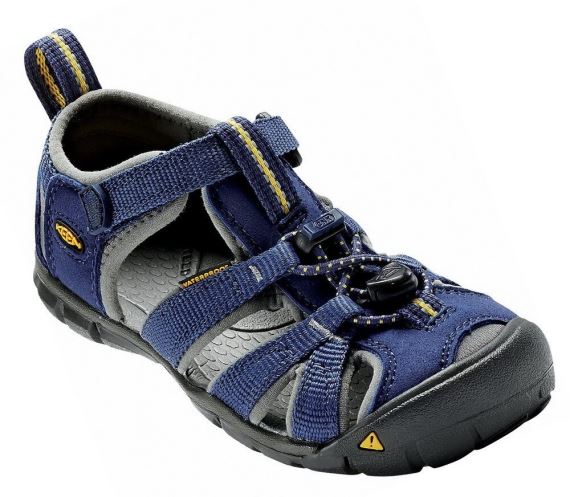 Detské hybridné sandále Keen Seacamp II CNX Children blue depths/gargoyle