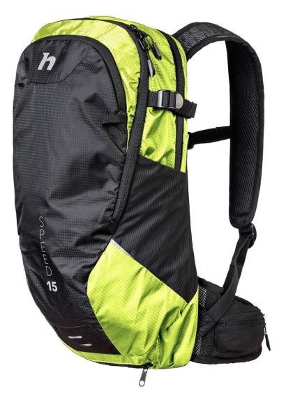 Turistický batoh Hannah Speed 15L Anthracite/green II