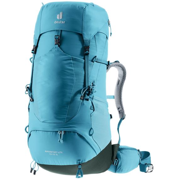 Dámsky turistický batoh Deuter Aircontact Lite 45+10L Lagoon/ivy Small