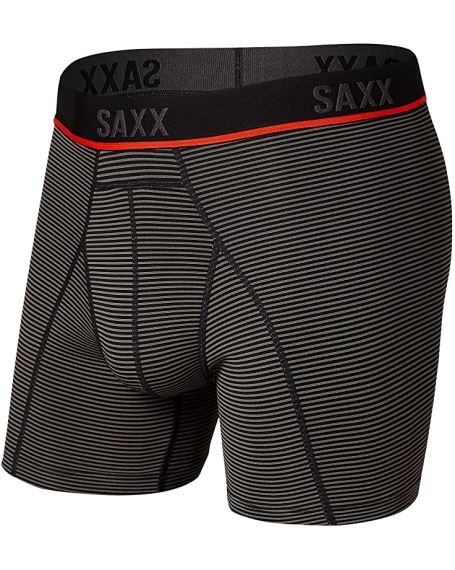 Pánske boxerky SAXX Kinetic HD Boxerky šedé feed stripe ii