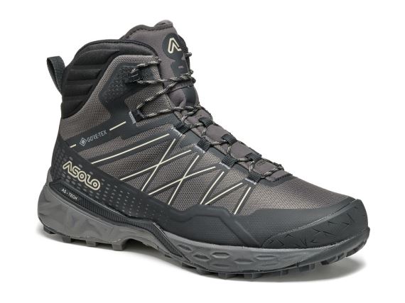 Pánske topánky Asolo Tahoe Mid GTX MM shark grey/black/beige/B181