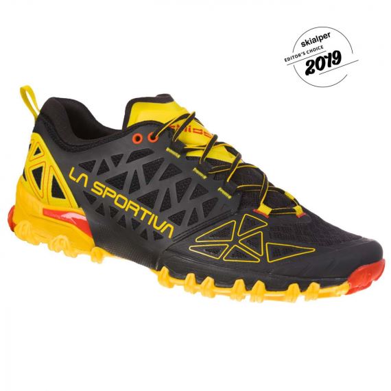 La Sportiva Bushido II pánska bežecká obuv black/yellow