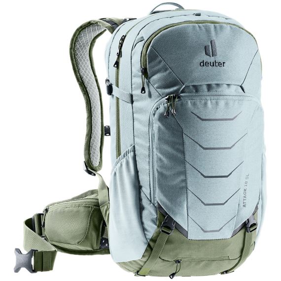 Cyklistický batoh Deuter Attack 18L SL sage-khaki