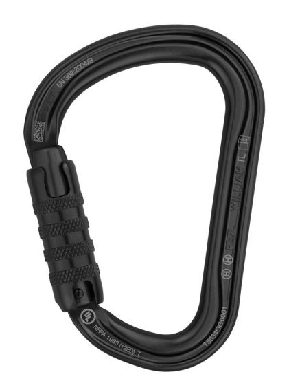 Karabína PETZL William triact-lock čierna