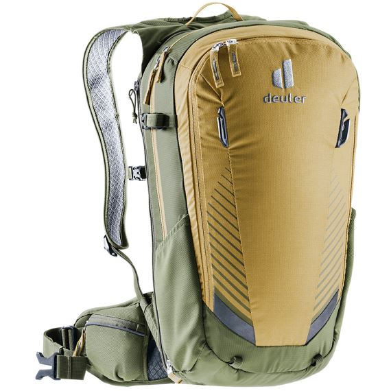 Cyklistický batoh Deuter Compact EXP 14L Caramel-khaki