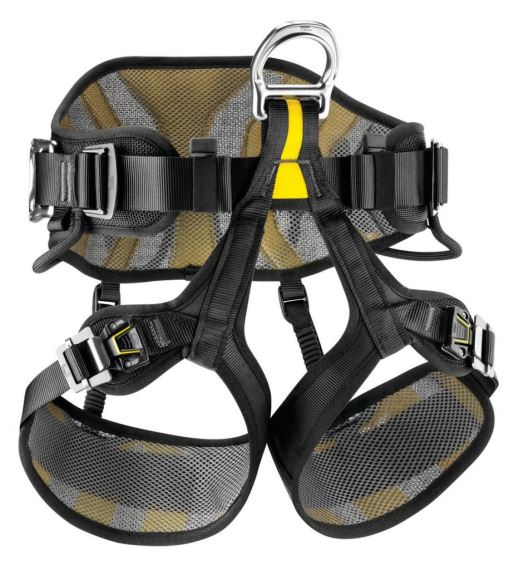 Pracovné sedadlo Petzl Avao Sit Fast Black/Yellow