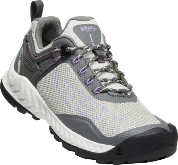 Keen NXIS EVO WP Dámske nízke topánky steel grey/english lavender