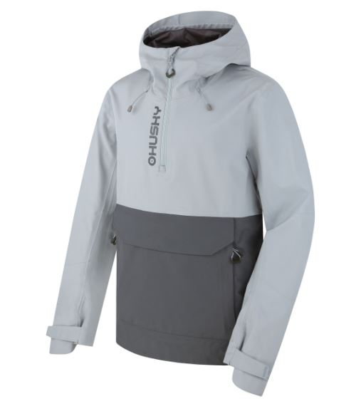 Pánsky Husky Hardshell Nabbi L lt. grey/dk. grey