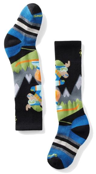 Detské ponožky SmartWool K Wintersport FC Mountain Moose black