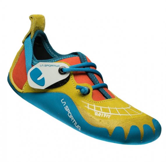 Detská lezecká obuv La Sportiva Gripit yellow/flame