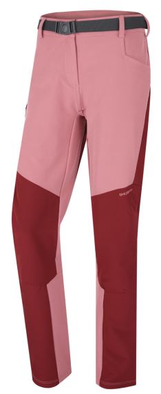 Dámske outdoorové nohavice Husky Keiry L bordo/pink