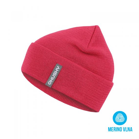 Detská merino čiapka Merhat 6 pink XS