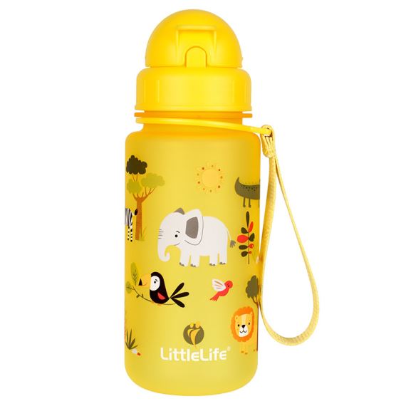 Detská fľaša na vodu LittleLife 400 ml - Safari