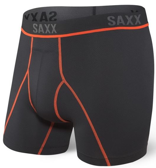 SAXX Kinetic HD Boxerky čierna/vermillion