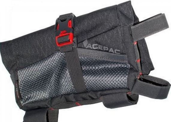 Rámová taška Acepac Roll Fuel Bag MKI Grey 0,8L