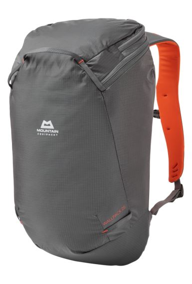 Horolezecký batoh Mountain Equipment Wallpack 20L Anvil/CardinaL orange