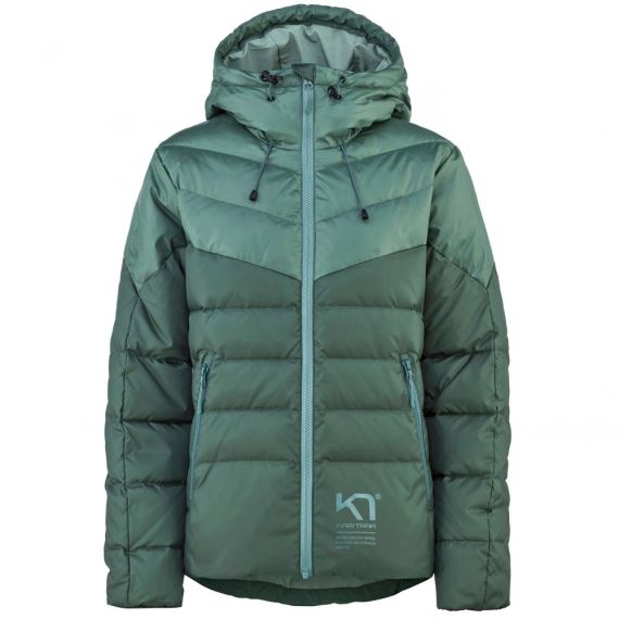 Dámska páperová bunda Kari Traa Tirill Down Jacket Green