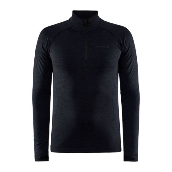 Pánske funkčné tričko CRAFT CORE Dry Active Comfort ZIP black