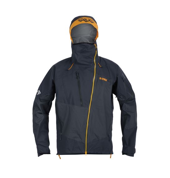 Pánska bunda Direct Alpine Guide 8.0 anthracite/mango hardshell