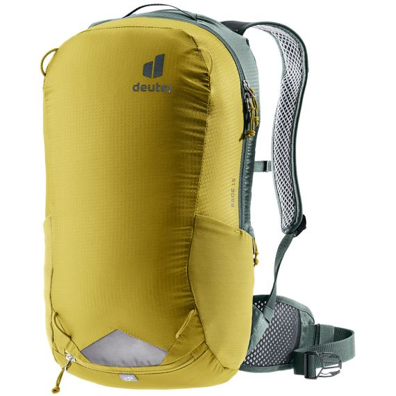 Cyklistický batoh Deuter Race 16L Turmeric/ivy