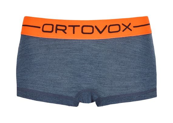 Dámske funkčné nohavičky ORTOVOX 185 Rock'n'Wool Hot Pants Night blue blend