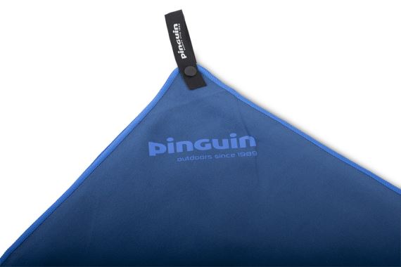 Pinguin Micro Towel Logo modrá