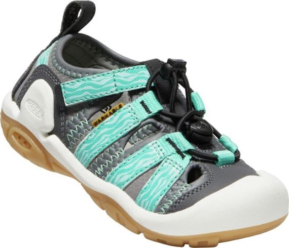 Keen Knotch Creek Kids steel grey/waterfall nízke topánky